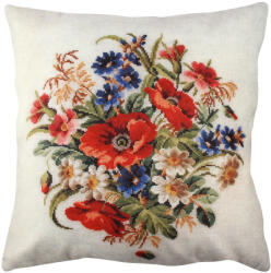 Aberto Design Puha és stílusos párna (43 x 43 cm), 50% pamut/50% poliészter, mosható és vasalható, rejtett cipzár, szilikon töltet | Tökéletes otthoni dekorációhoz és kényelemhez (84871-420GRC0133)