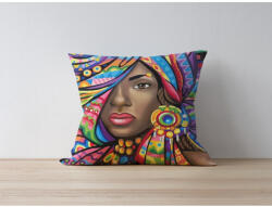 Aberto Design Stílusos párnahuzat, 43 x 43 cm, 50% poliészter és 50% pamut | Digitális nyomtatás, 30°C-on mosógépben mosható | Tökéletes otthoni dekorációhoz és kényelemhez (85282-397KRL1264)
