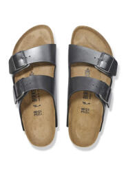 Birkenstock Arizona Sandale Damă Metallic Negre Înguste Fit 1029224 (1029224)