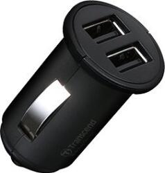 Transcend Dual Usb Car Charger Drivpro 8m/4m Cable Usb Type A To Micro (ts-dpl3) (ts-dpl3)