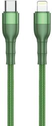 2GO USB Lade-/Datenkabel Type C - Lightning Nylon 1m grün (797312) (797312) (797312)