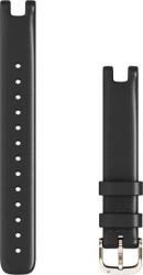 Garmin Óraszíj Lily Modellekhez - 14 mm, Bőr, Fekete (010-13068-A1) (010-13068-A1)