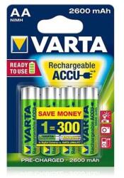 VARTA Ready2Use 4 db AA Ni-MH 2600 mAh előtöltött akkumulátor (47045)
