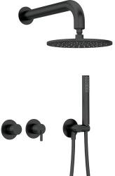 Deante Concealed shower set with overhead shower - with horizontal mixer (NQS_N0YK)
