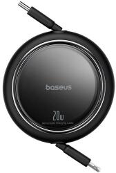 Baseus Free2Pull bővíthető USB C - iPhone 5 töltőkábel 1 m 20 W fekete