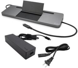 i-tec USB-C Fém Ergonomikus 4K 3x Kijelző Dokkoló Állomás DP HDMI VGA LAN Audio Power Delivery 85 W + i-tec Univerzális Töltő 100 W (C31FLATPRO100)