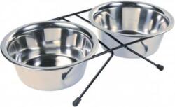 TRIXIE 24832 Fémtál Szett 2 Db-Os 0, 75 L-Es Állványos (TX-24832) (TX-24832)