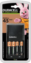 Duracell CEF27 akkumulátortöltő + 2db R6/AA 1300 mAh + 2db R03/AAA 750 mAh