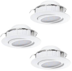EGLO , 95857 , PINEDA , süllyesztett lámpa , 3000 K , LED , 3X5, 5W , Yes , IP20 (26570-95857)