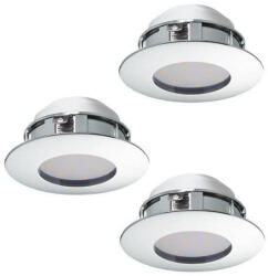 EGLO , 95822 , PINEDA , süllyesztett lámpa , 3000 K , LED , 3X4, 9W , IP20, IP44 (26554-95822)