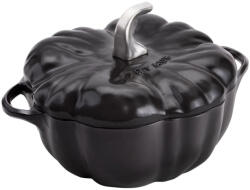 Staub öntöttvas edény | fekete | sütőtök forma | 24 cm | 3, 45l (11122423)