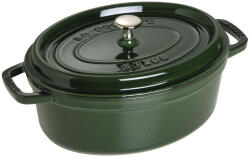 Staub öntöttvas edény | zöld | ovális 29 cm | 4, 2l (405093630)