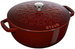Staub öntöttvas edény | Grenadine-vörös | kerek | 24 cm | 3, 6l (11212487)