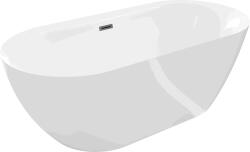 Mexen Roxy 170x80 cm fehér/szálcsiszolt fegyverszürke (51201708000-66)