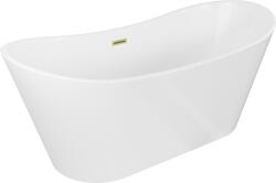 Mexen Montana 150x75 cm fehér/szálcsiszolt arany (52011507500-55)