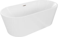 Mexen Luna 160x75 cm white/nickel (52031607500-97)