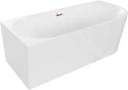Mexen Mia 180x80 cm left white/rose gold (52691808000L-60)