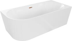 Mexen Mia 150x75 cm right white/rose gold (52691507500P-60)