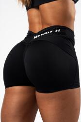 NEBBIA V-shaping Belt rövidnadrág STRONG BEAUTY 428 - black (S) - NEBBIA