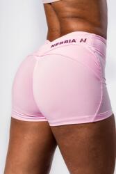 NEBBIA V-shaping Belt rövidnadrág STRONG BEAUTY 428 - pink (S) - NEBBIA
