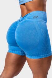 NEBBIA High Waisted Push-Up rövidnadrág TOTALLY SEAMLESS 304 - blue (L) - NEBBIA
