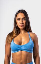 NEBBIA Medium-Support Sportmelltartó TOTALLY SEAMLESS 305 - blue (XS) - NEBBIA