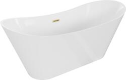 Mexen Celia 170x75 cm fehér/szálcsiszolt arany (52331707500-55)