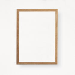 Wallity Elegáns A3-as keret, 100% MDF és műanyag (2 cm vastag), természetes szín | Falra szerelhető kialakítás otthoni és irodai dekorációhoz | Tökéletes művészethez és fényképekhez (88919-714YCA2110)