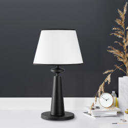 Opviq Modern fekete fali lámpa, MDF ház, 60 x 12 x 33 cm, E27 aljzat (max. 40 W), IP20, dugaszolható, lézerrel vágott kivitel, stílusos és funkcionális világítás bármilyen helyre (86601-892OPV1151)