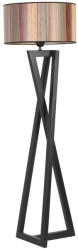 Opviq Elegáns állólámpa fa házzal, 150 cm magas, 45 cm sapka átmérő, be/ki kapcsoló, E27 foglalat (max. 40W) | Stílusos világítás otthoni és irodai használatra (87659-941RTN1411)