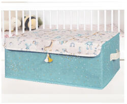 Aberto Design Kék filckosár, 50x19x39 cm, 100% polipropilén | Stílusos tárolási megoldás otthoni és irodai használatra (79420-610DRL1297)