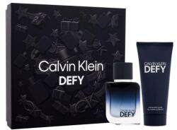 Calvin Klein Defy set: EDP 50 ml + gel de duș 100 ml pentru bărbați