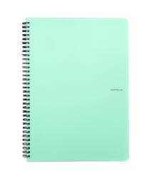 KARTON P+P Pastelini Green A4 60 lapos vonalas spirálfüzet (8-068) - bestbyte