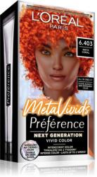 L'Oréal Préférence Meta Vivids féltartós hajfesték árnyalat 6.403 CORAL