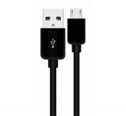 Gigapack Adatkábel (USB - microUSB speciális, ultravékonyított fej, 90cm) FEKETE CAT B15 / B25 / B100 ' csomagolás' (GP-37934)