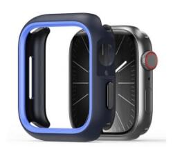 Dux Ducis BAMO műanyag óra keret (ütésállóság) SÖTÉTKÉK Apple Watch Series 9 45mm / Watch Series 8 45mm / Watch Series 7 45mm (GP-154358)