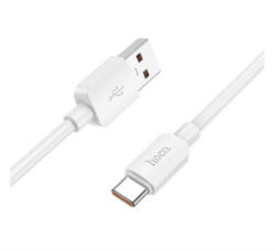 hoco. X96 adatkábel (USB - Type-C, 6A, 100W, PD gyorstöltő, 100cm) FEHÉR (X96_6A_W)