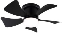 ZEVENTI - Ventilator de tavan LED reglabil MUNDAKA LED/10W/230V negru + DO (ZV0048)