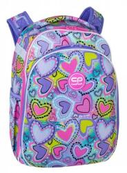 COOLPACK - Turtle iskolatáska, hátizsák - 2 rekeszes - Pastel Heart (F015832) (F015832)
