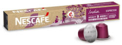 NESCAFÉ Nespresso kompatibilis Nescafé Farmers Origins India Espresso kávékapszula (10 db)
