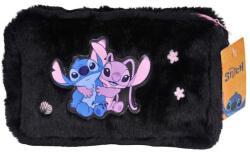 PASO Stitch szőrmés szögletes tolltartó - Enjoy Time (DS25AA-045) (DS25AA-045)