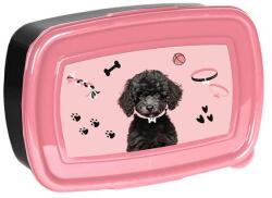 PASO Kutyás műanyag uzsonnás doboz - Life love woof (PP25DB-3022) (PP25DB-3022)