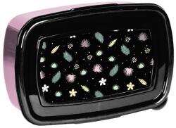 PASO Stitch műanyag uzsonnás doboz - Black. Pink (PP25GG-3022) (PP25GG-3022)