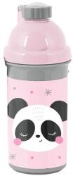 PASO Pandás műanyag kulacs - With love (PP25PB-3021) (PP25PB-3021)