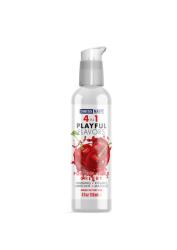 SWISS NAVY 4 In 1 Lubricant with Poppin Wild Cherry Flavor - 4 fl oz / 118 ml