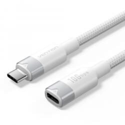 Vention USB-C 3.2/M -> USB-C 3.2/F, 1m, (hosszabbító, fehér, Gen2, 10Gbps), kábel (TRFWF) - aqua