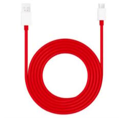 OnePlus SUPERVOOC adatkábel (USB - Type-C, 10A, gyorstöltő, 150cm, törésgátló) PIROS (OPCABTYPEAC150)