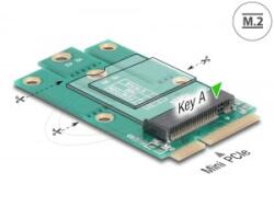Delock Mini PCIe apa - M. 2 kulcs A csatlakoztató adapter (64339) (64339) - aqua