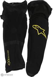 Alpinestars Paragon Plus Protector térdvédők, fekete/sárga sav (XL)
