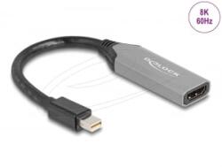 Delock Mini DisplayPort HDMI adapterhez 8K HDR-rel (64331) (64331) - aqua